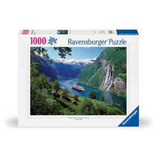 1000 pc Ravensburger Puzzle - Norwegian Fjord 1000 pc Ravensburger Puzzle - Norwegian Fjord